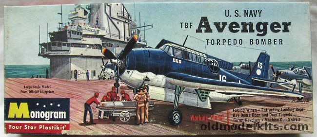 Monogram 1/48 Grumman TBF Avenger - Four Star Issue, PA31-149 plastic model kit